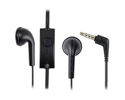 Fülhallgató vezetékes Samsung EHS49 (3.5 mm jack, felvevő gomb) fekete stereo headset cs.n.